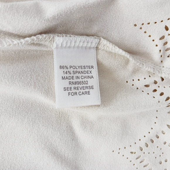 Kimono Krazy Kat Open Cardigan Beige Lace Boho Romantic Fairy Sueded Y2K Size L - Picture 13 of 14